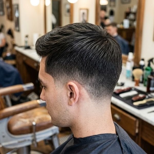 10. Mid Taper Fade for Straight Hair