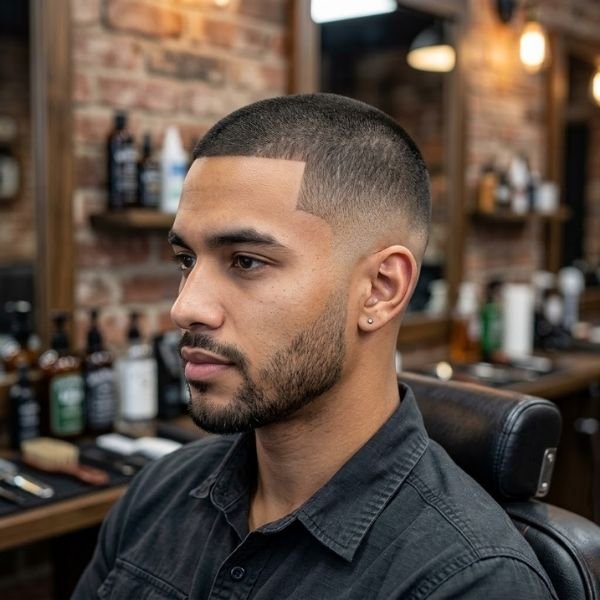 20. Mid Taper Fade Buzz Cut