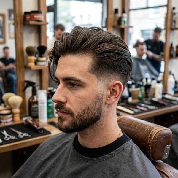 Taper Fade on Long Fine Hair