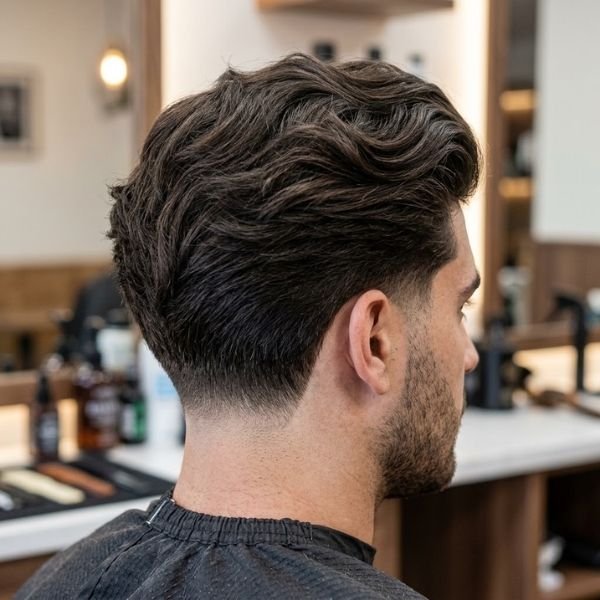 Taper Fade on Long Thick Hair