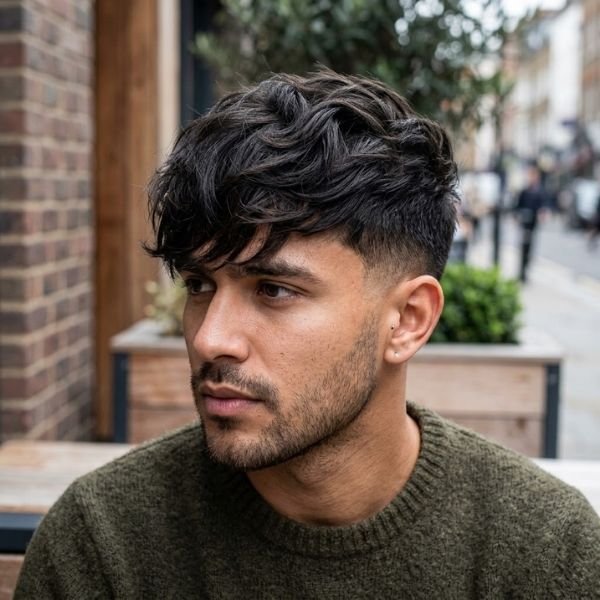 Textured Fringe with Long Top