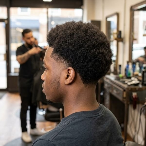 What Is a Mid Taper Fade Afro?