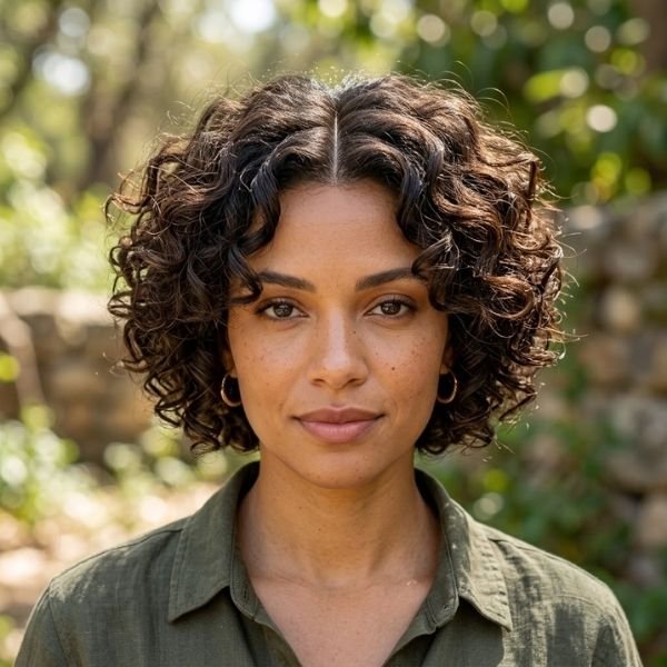 1. Natural Textured Crop with Center Part