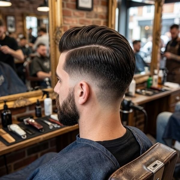 10. Comb Over with Low Fade