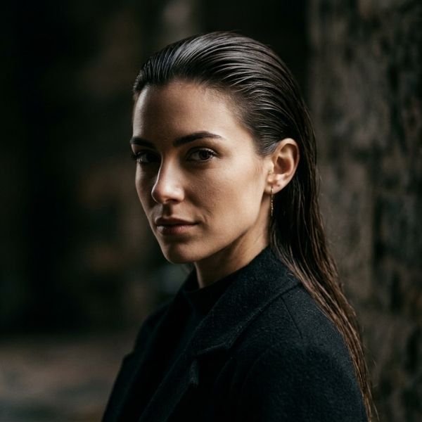 13. Long Hair Slicked Back