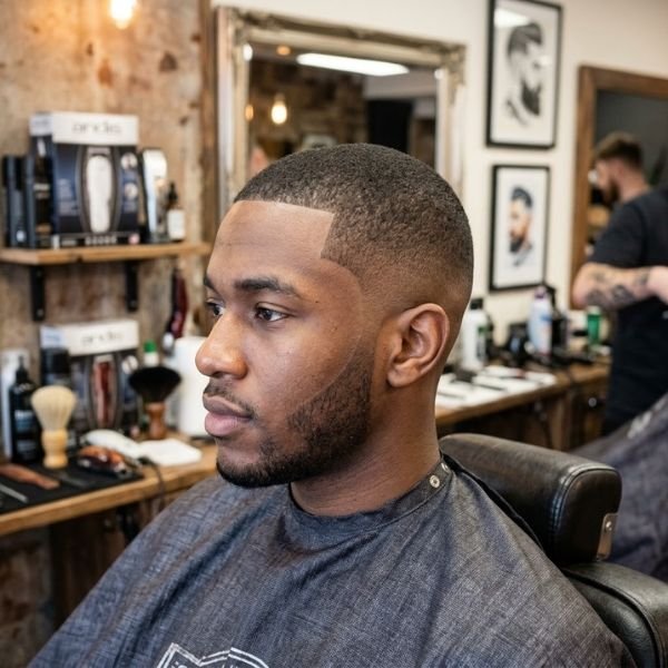 Clean Low Taper Fade Buzz Cut