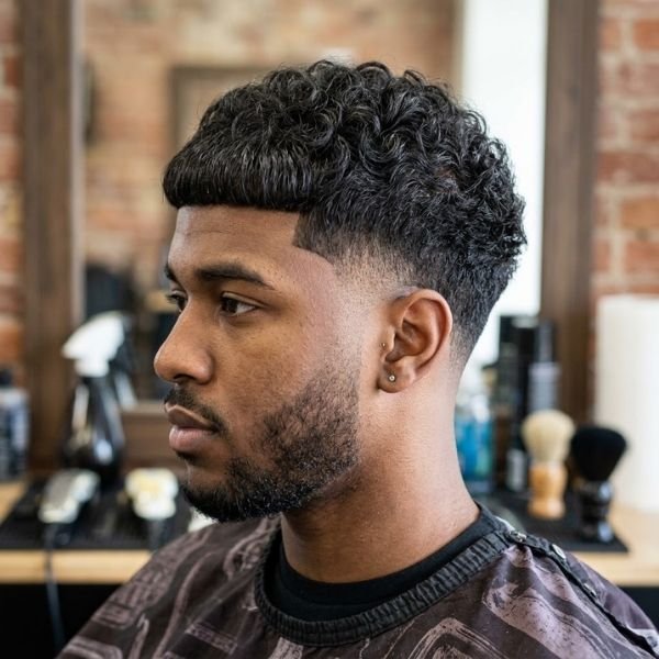 Edgar Low Taper Fade Black Haircut