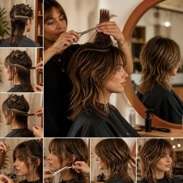 How a Shag Is Actually Cut
