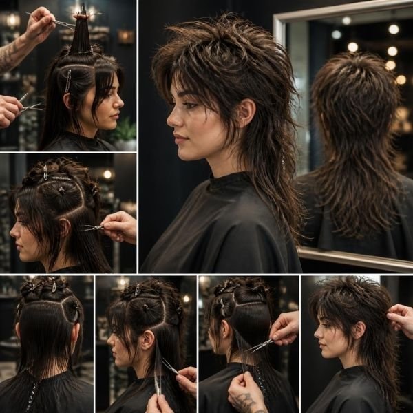 How a Wolf Cut Is Actually Cut