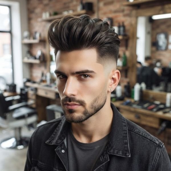 Long Quiff Fade