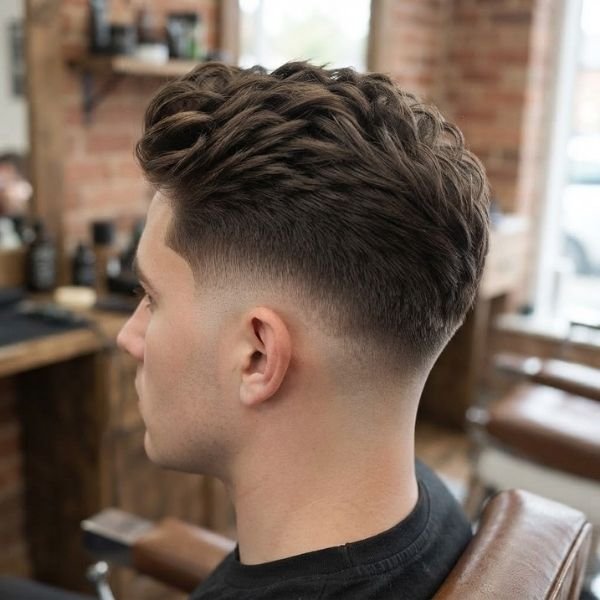 Low Taper Fade Mid Quiff