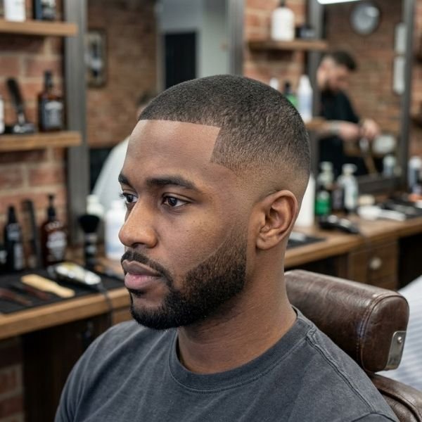 Professional Low Taper Fade Buzz Cut