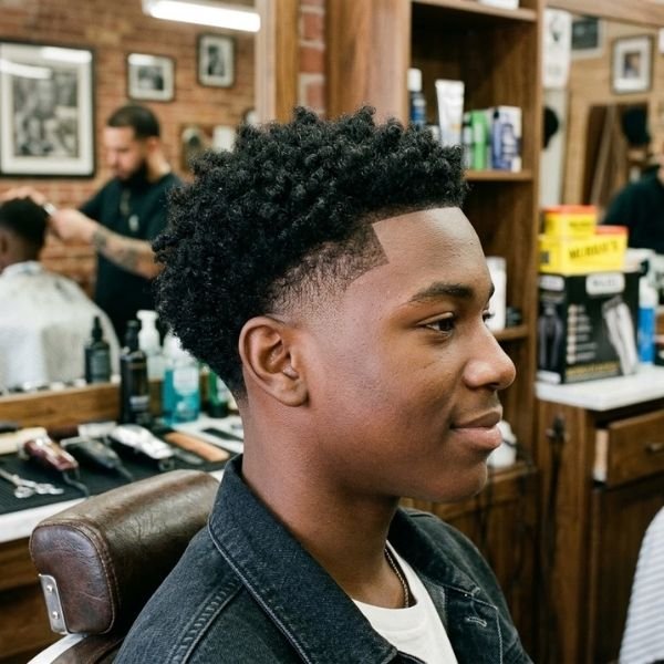 Teen Low Taper Fade Black Haircut