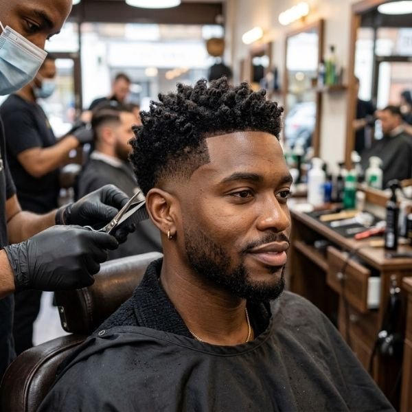 Trending Low Taper Fade Black Haircut 2026