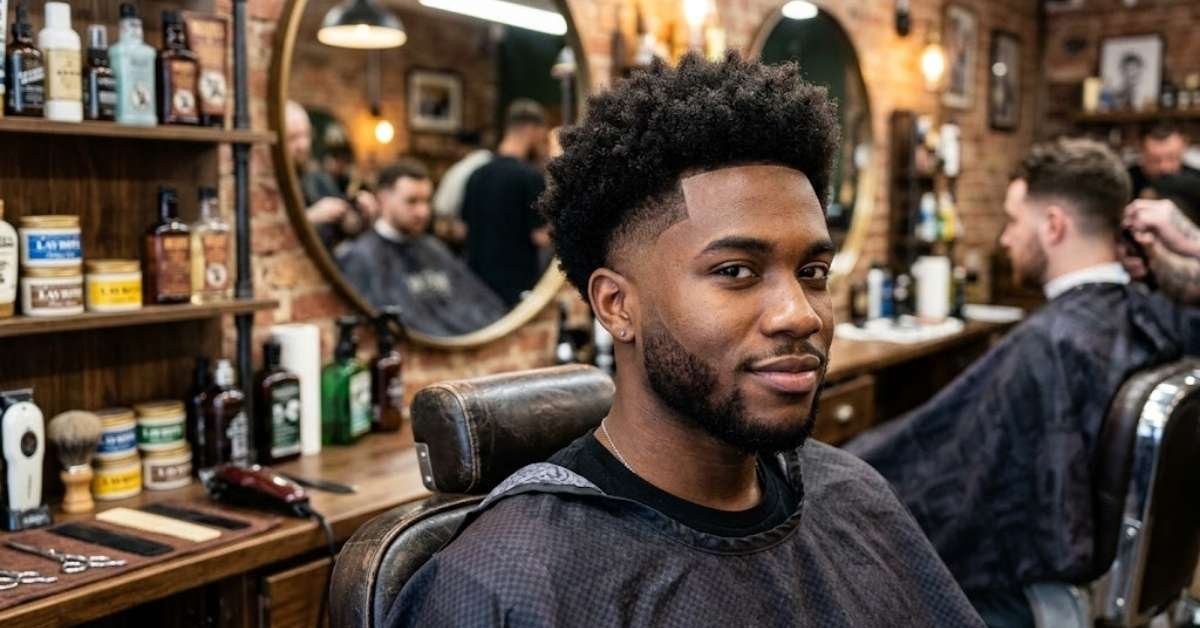 Mid Taper Fade Afro