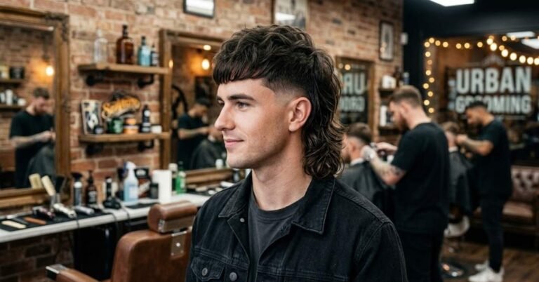 Taper Fade Mullet