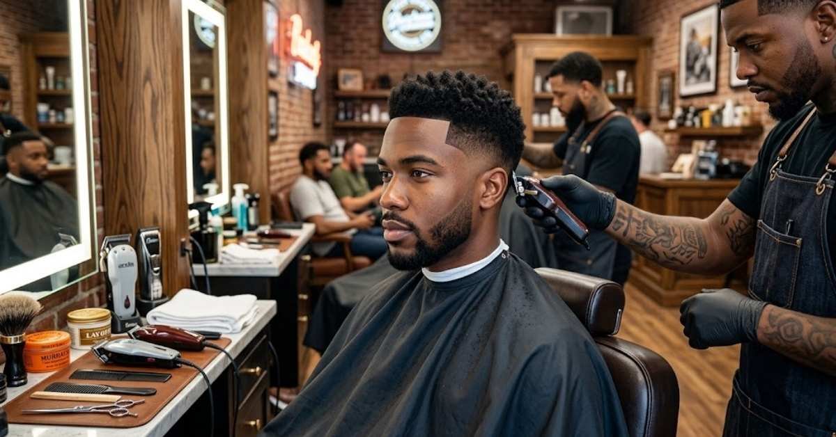 Low Taper Fade Black Haircut