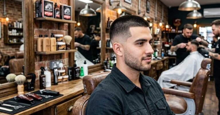 Low Taper Fade Buzz Cut